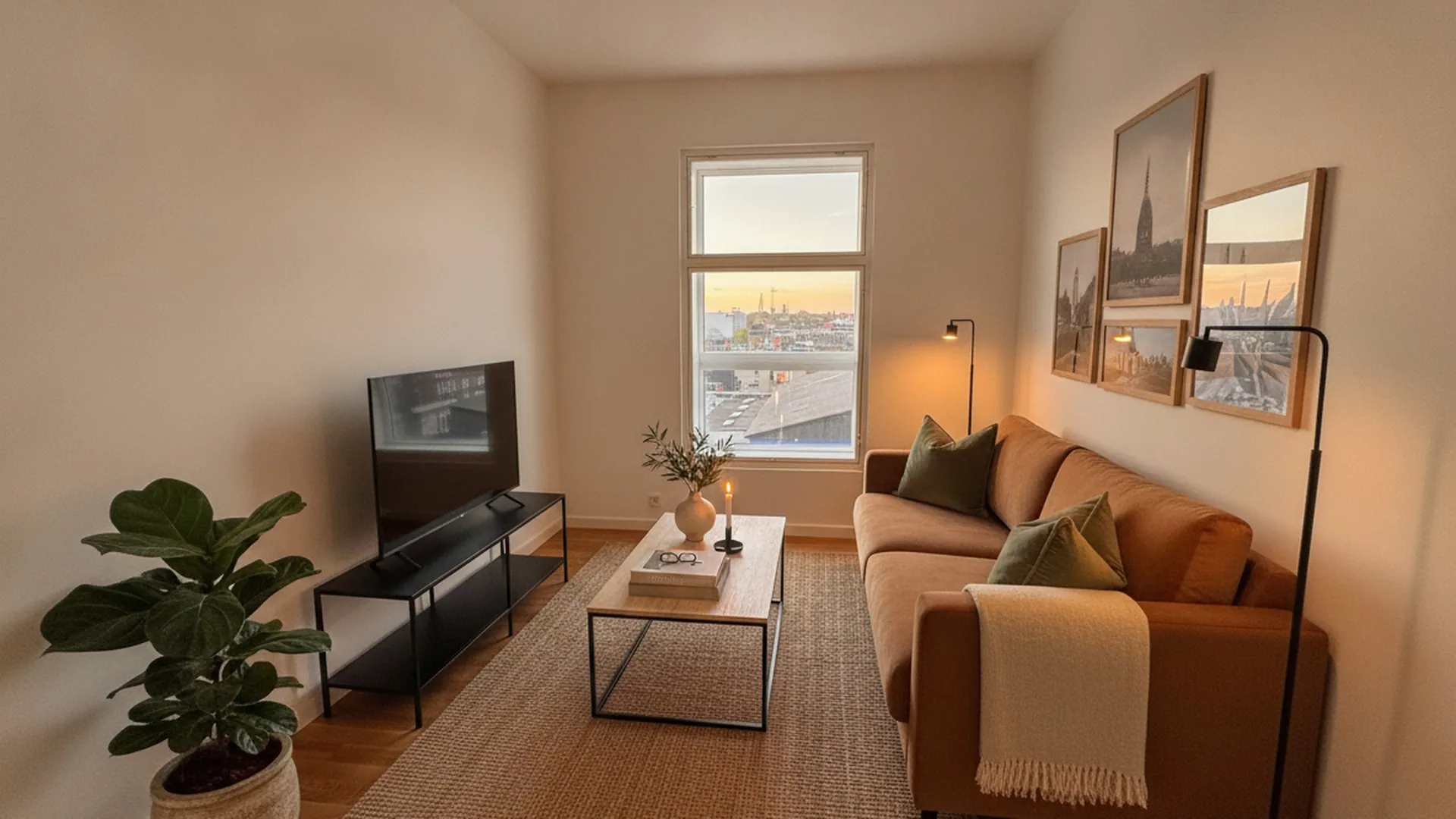 Inside a fully furnished Q apartment